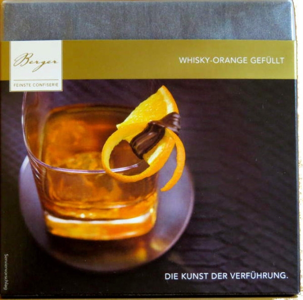 Berger Whiskey-Orange gefüllt